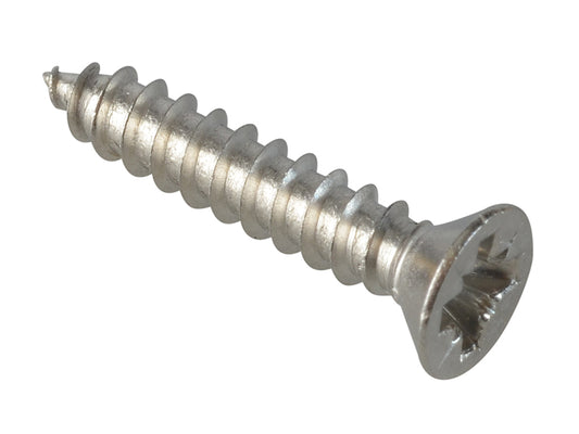 ForgeFix Self-Tapping Screw Pozi Compatible CSK A2 SS 3/4in x 6 ForgePack 35 FOR184577