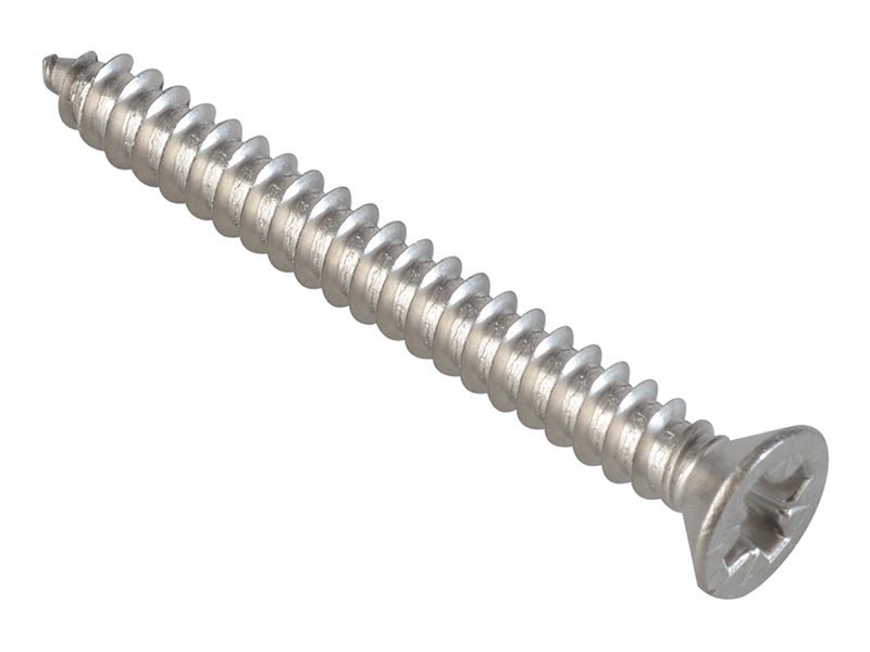 ForgeFix Self-Tapping Screw Pozi Compatible CSK A2 SS 1.1/4in x 8 ForgePack 15 FOR185628