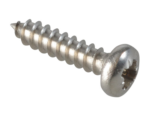 ForgeFix Self-Tapping Screw Pozi Compatible Pan A2 SS 1/2in x 4 ForgePack 60 FOR184782