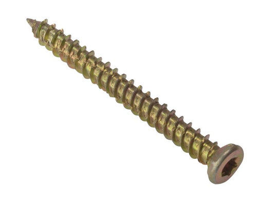 ForgeFix Concrete Frame Screw ZYP 7.5 x 52mm Box 100 FORCFS52YN