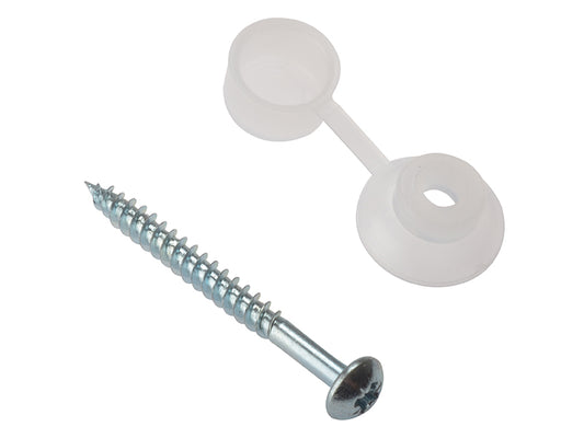 ForgeFix Corrugated Roofing Screw Round Head Pozi ZP 5mm x 50mm Bag 10 FORCRSCM