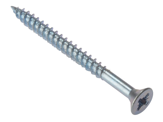 ForgeFix General Purpose Pozi Compatible Screw CSK TT ZP 1.1/2in x 8 Box 200 FORCSK1128Z