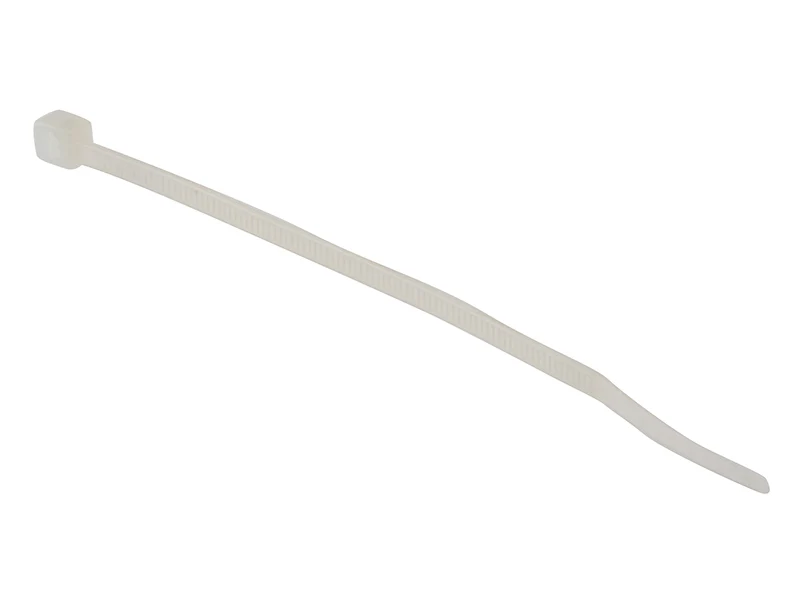 ForgeFix Cable Tie Natural/Clear 2.5 x 100mm (Bag 100) FORCT100N