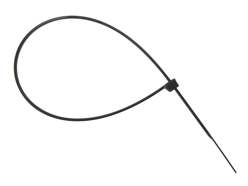 ForgeFix Cable Tie Black 4.8 x 368mm (Bag 100) FORCT36848B
