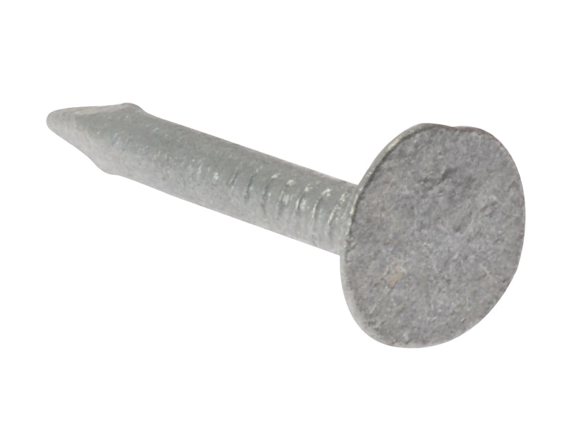 ForgeFix Clout Nail Extra Large Head Galvanised 25mm (500g Bag) FORELH25GB50