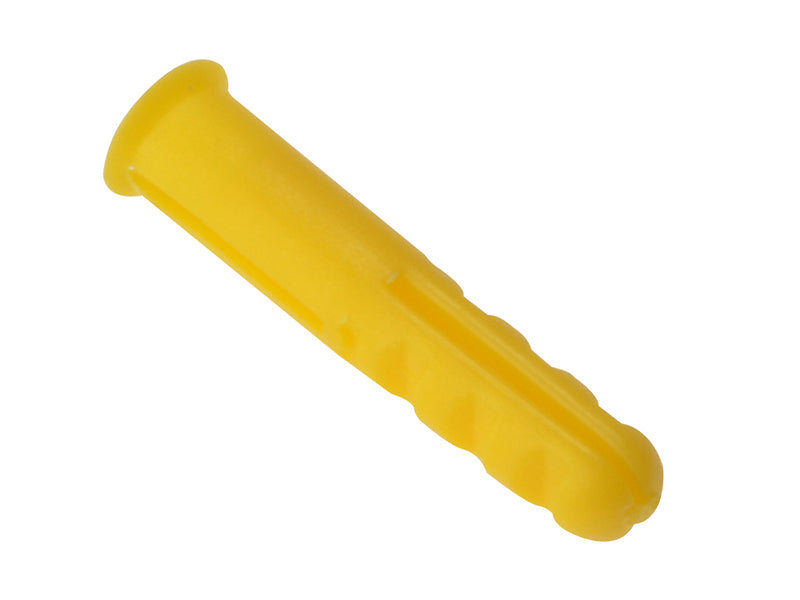 ForgeFix Plastic Wall Plug Yellow No.4-6 Box 1000 FOREXP2