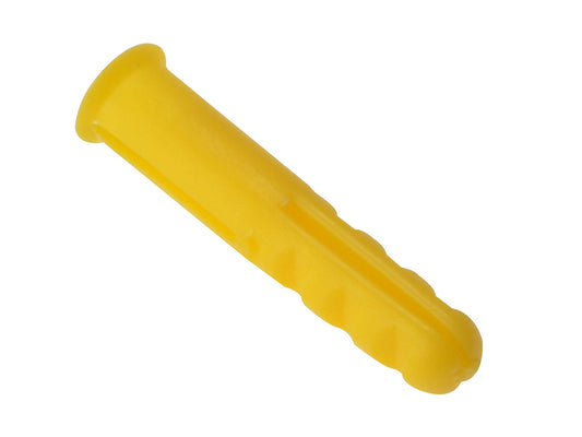 ForgeFix Plastic Wall Plug Yellow No.4-6 Box 1000 FOREXP2