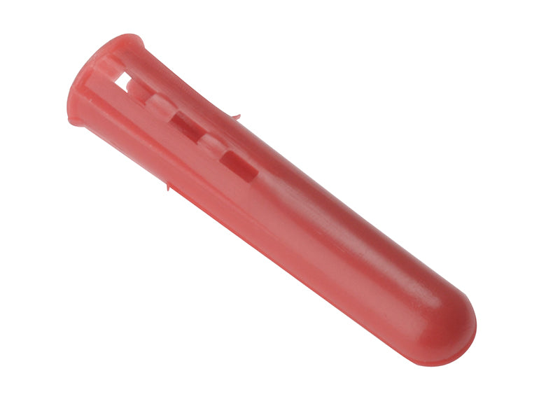 ForgeFix Plastic Wall Plugs Red No.6-8 Box 1000 FOREXP3