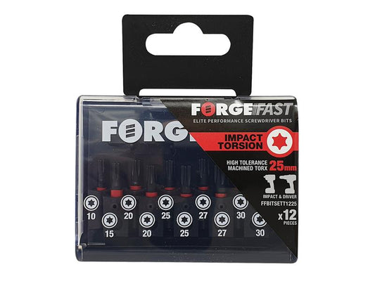 ForgeFix ForgeFast TORX® Compatible Impact Bit Set, 12 Piece FORFFBST12