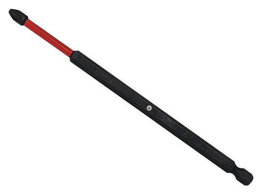 ForgeFix ForgeFast Pozidriv Compatible Impact Bit PZ2 x 152mm (Card 1) FORFFPZ2152