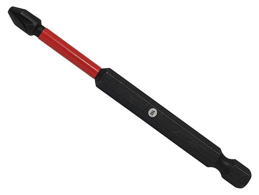 ForgeFix ForgeFast Pozidriv Compatible Impact Bit PZ3 x 89mm (Card 2) FORFFPZ389