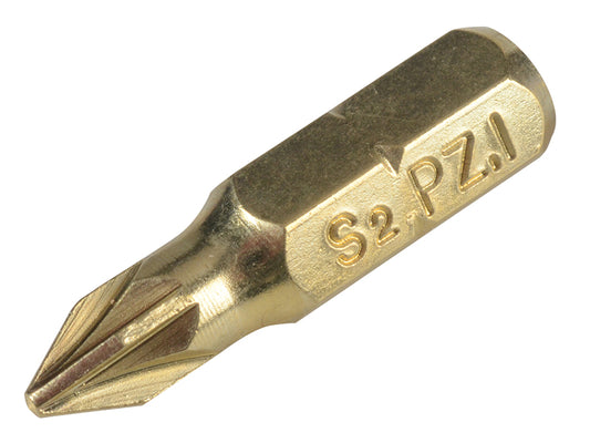 ForgeFix Pozidriv Compatible Bits PZ1 x 25mm (Pack 10) FORFM10PZ1