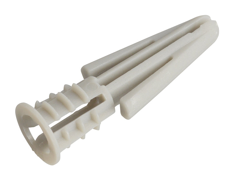 ForgeFix Nylon Plasterboard Plugs 4mm ForgePack 10 FORFPCFN10