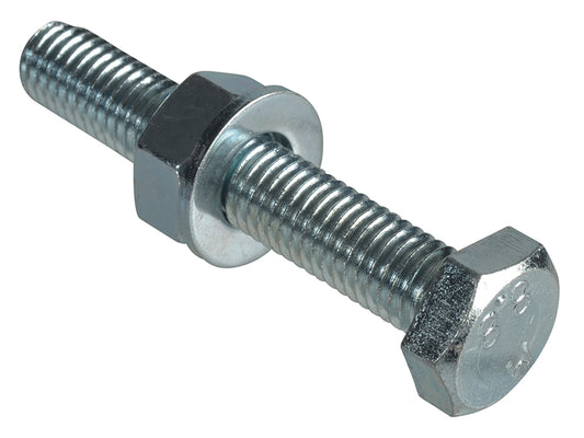 ForgeFix High Tensile Set Screw ZP M10 x 60mm Forge Pack 2 FORFPHBN1060