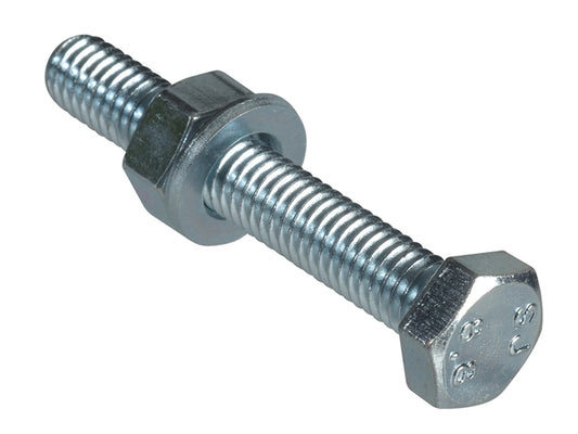 ForgeFix High Tensile Set Screw ZP M6 x 40mm Forge Pack 8 FORFPHBN640