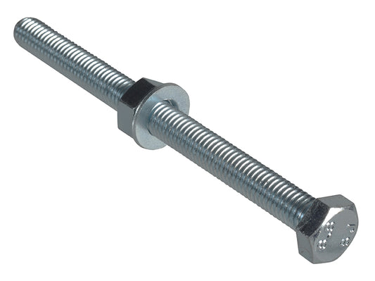 ForgeFix High Tensile Set Screw ZP M8 x 100mm Forge Pack 2 FORFPHBN8100