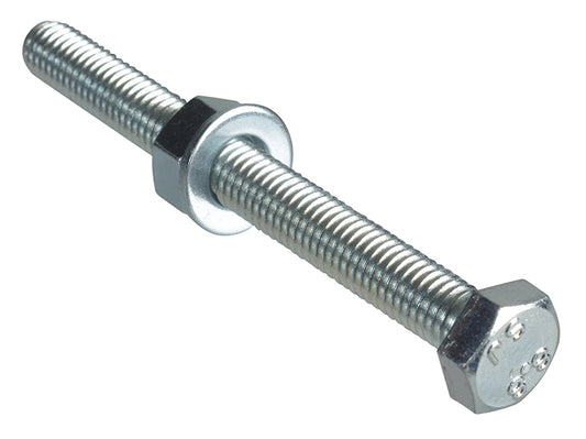 ForgeFix High Tensile Set Screw ZP M8 x 80mm Forge Pack 2 FORFPHBN880