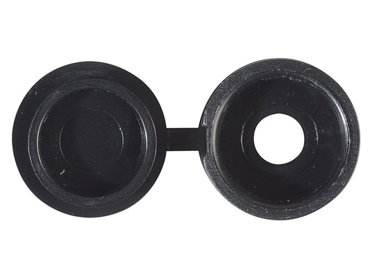 ForgeFix Hinged Cover Caps Black No.6-8 Forge Pack 20 FORFPHCC2
