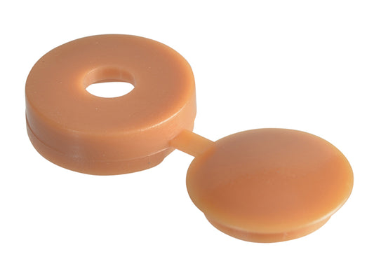 ForgeFix Hinged Cover Caps Light Brown No.6-8 Forge Pack 20 FORFPHCC4