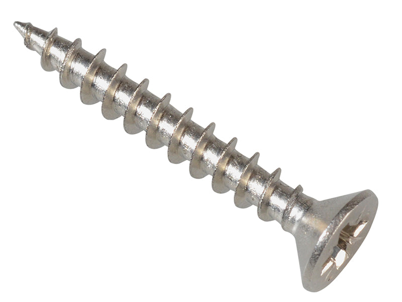 ForgeFix Multi-Purpose Pozi Compatible Screw CSK ST S/Steel 3.5 x 25mm Forge Pack 40 FORFPMP3525S
