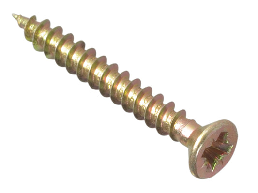 ForgeFix Multi-Purpose Pozi Compatible Screw CSK ST ZYP 3.5 x 30mm Forge Pack 35 FORFPMP3530Y