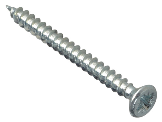 ForgeFix Multi-Purpose Pozi Compatible Screw CSK ST ZP 3.5 x 40mm Forge Pack 25 FORFPMP3540Z