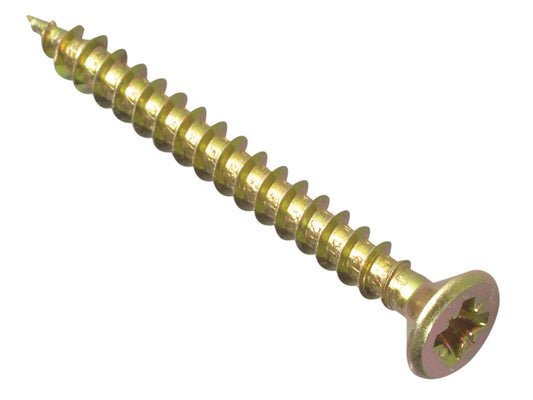 ForgeFix Multi-Purpose Pozi Compatible Screw CSK ST ZYP 4.0 x 40mm Forge Pack 20 FORFPMP440Y