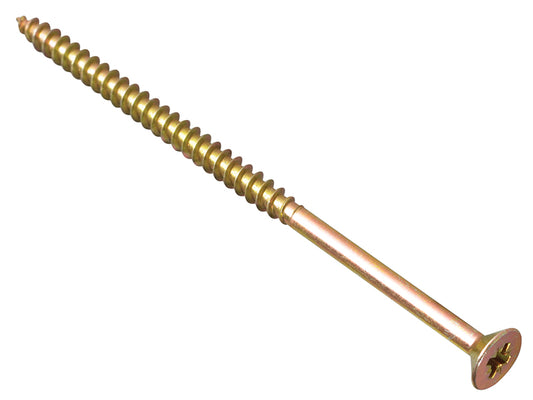 ForgeFix Multi-Purpose Pozi Compatible Screw CSK ST ZYP 5.0 x 100mm Forge Pack 8 FORFPMP5100Y