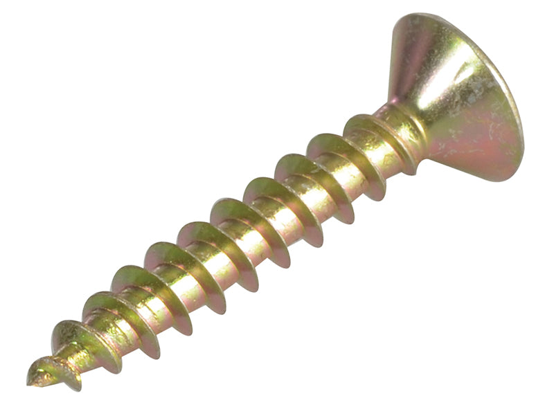 ForgeFix Multi-Purpose Pozi Compatible Screw CSK ST ZYP 5.0 x 30mm Forge Pack 20 FORFPMP530Y