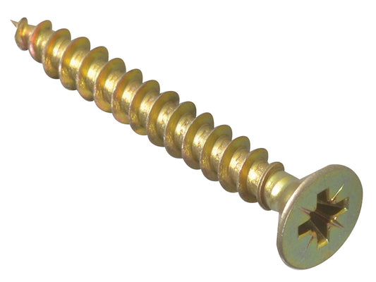 ForgeFix Multi-Purpose Pozi Compatible Screw CSK ST ZYP 5.0 x 40mm Forge Pack 15 FORFPMP540Y
