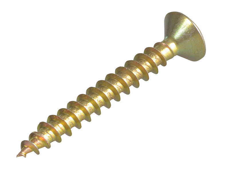 ForgeFix Multi-Purpose Pozi Compatible Screw CSK ST ZYP 5.0 x 40mm Forge Pack 15 FORFPMP540Y