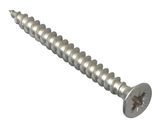 ForgeFix Multi-Purpose Pozi Compatible Screw CSK ST S/Steel 5.0 x 50mm Forge Pack 12 FORFPMP550S