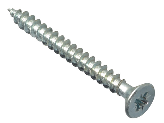 ForgeFix Multi-Purpose Pozi Compatible Screw CSK ST ZP 5.0 x 50mm Forge Pack 12 FORFPMP550Z