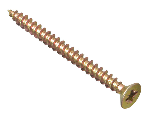 ForgeFix Multi-Purpose Pozi Compatible Screw CSK ST ZYP 5.0 x 60mm Forge Pack 10 FORFPMP560Y