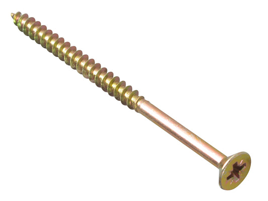 ForgeFix Multi-Purpose Pozi Compatible Screw CSK ST ZYP 5.0 x 80mm Forge Pack 8 FORFPMP580Y