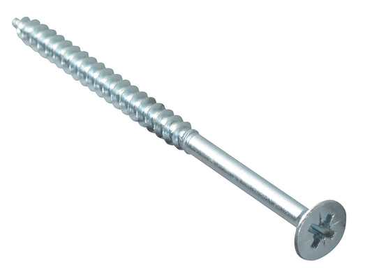 ForgeFix Multi-Purpose Pozi Compatible Screw CSK ST ZP 5.0 x 80mm Forge Pack 8 FORFPMP580Z