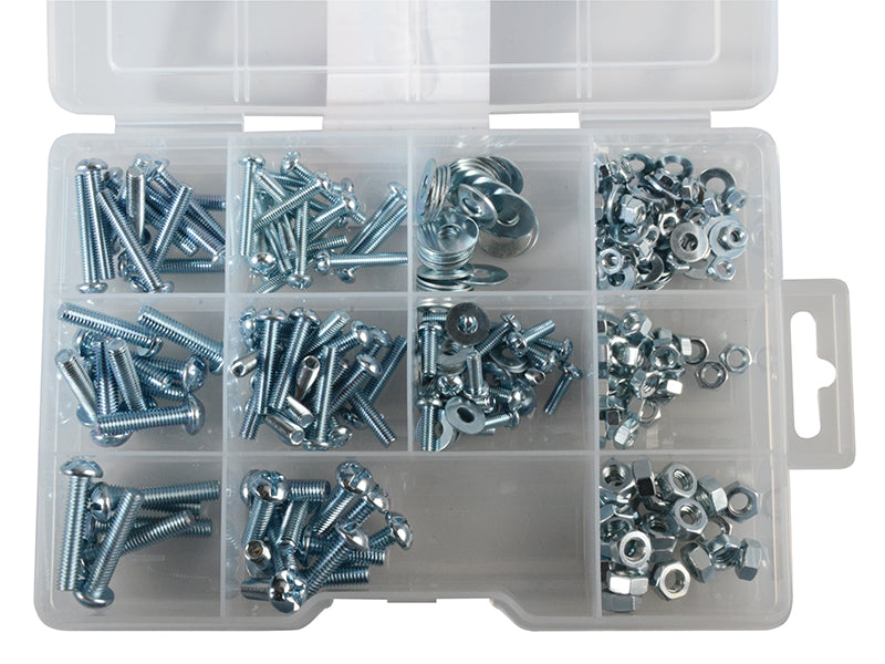 ForgeFix Hexagon Bolt Nut & Washer Kit ForgePack 285 Piece FORFPNWSET