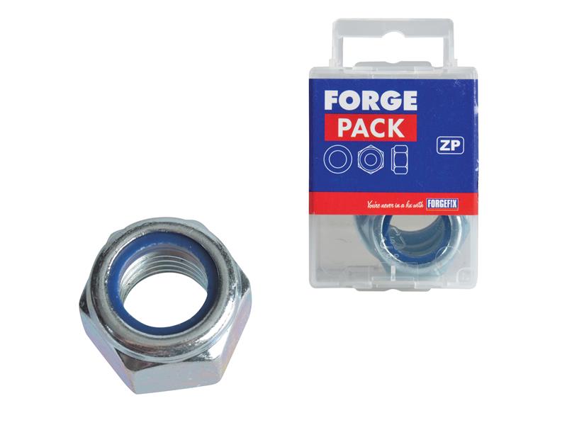 ForgeFix Nyloc Nuts & Washers Zinc Plated M20 ForgePack 2 FORFPNYL20