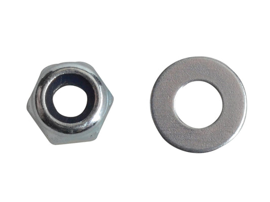 ForgeFix Nyloc Nuts & Washers Zinc Plated M3 ForgePack 60 FORFPNYL3