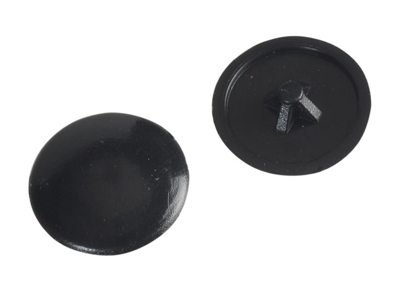 ForgeFix Pozi Compatible Cover Cap Black No.6-8 Forge Pack 50 FORFPPCC2