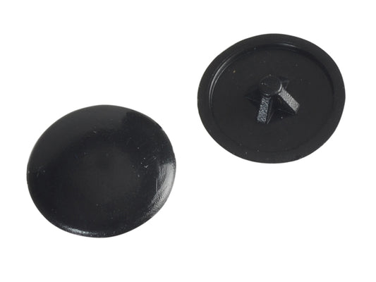 ForgeFix Pozi Compatible Cover Cap Black No.6-8 Forge Pack 50 FORFPPCC2