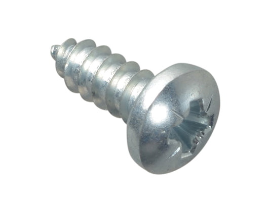 ForgeFix Self-Tapping Screw Pozi Compatible Pan Head ZP 1/2in x 10 ForgePack 25 FORFPS1210Z