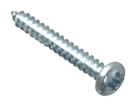ForgeFix Self-Tapping Screw Pozi Compatible Pan Head ZP 1in x 6 ForgePack 30 FORFPS16Z