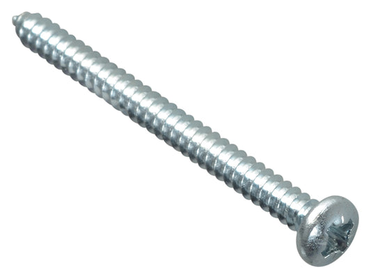 ForgeFix Self-Tapping Screw Pozi Compatible Pan Head ZP 2in x 8 ForgePack 12 FORFPS28Z