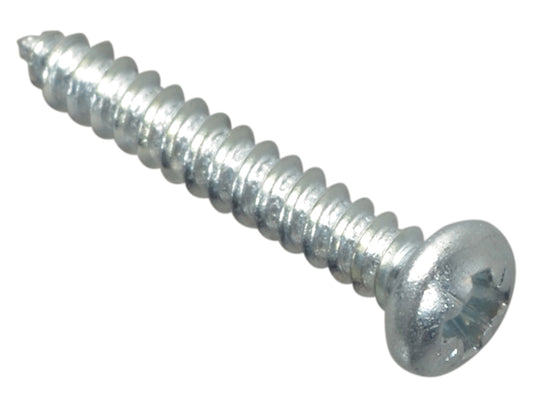 ForgeFix Self-Tapping Screw Pozi Compatible Pan Head ZP 3/4in x 4 ForgePack 50 FORFPS344Z