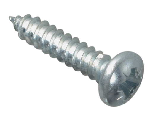 ForgeFix Self-Tapping Screw Pozi Compatible Pan Head ZP 3/4in x 8 ForgePack 30 FORFPS348Z