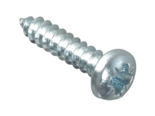 ForgeFix Self-Tapping Screw Pozi Compatible Pan Head ZP 5/8in x 6 ForgePack 50 FORFPS586Z