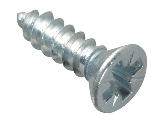ForgeFix Self-Tapping Screw Pozi Compatible CSK ZP 1/2in x 6 ForgePack 40 FORFPSC126Z