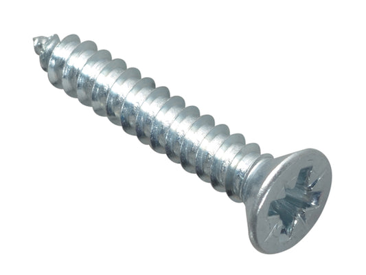 ForgeFix Self-Tapping Screw Pozi Compatible CSK ZP 1in x 8 ForgePack 20 FORFPSC18Z