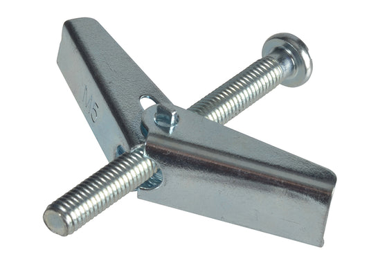 ForgeFix Plasterboard Spring Toggle ZP M5 X 50mm ForgePack 6 FORFPTOG550